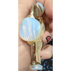 Wire Wrap Aurora Borealis Bracelet